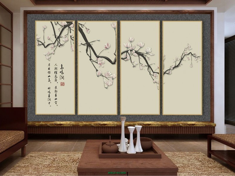 Cành hoa mộc lan MHL2-010KG